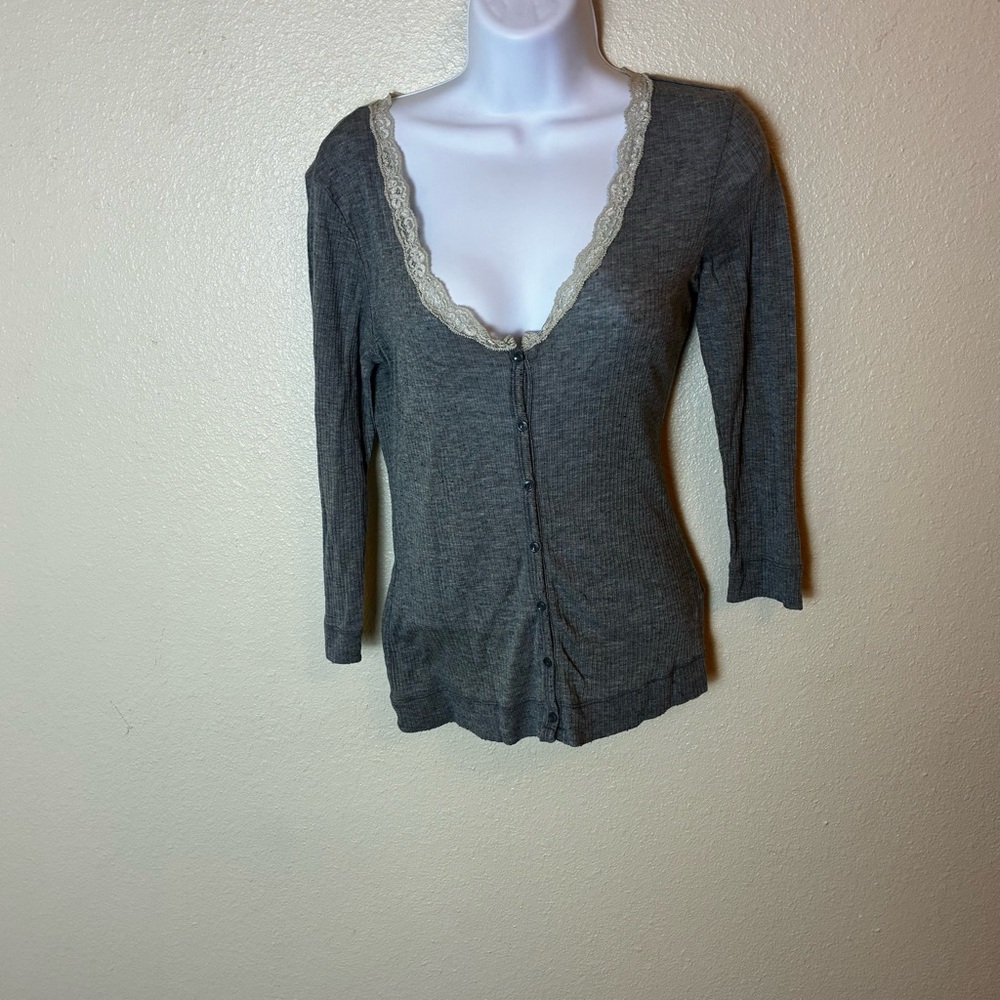 Vintage Victoria’s Secret Pajama Henley Shirt
